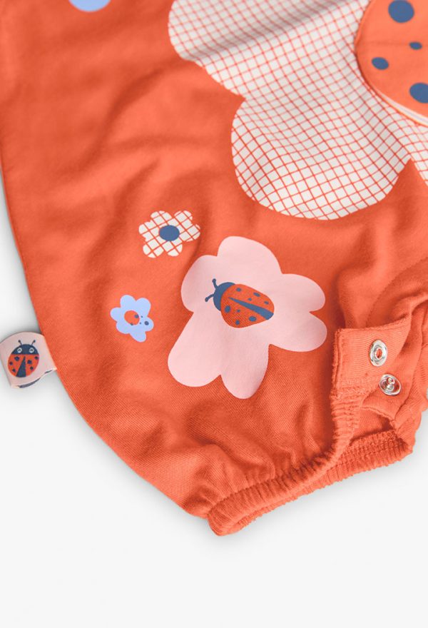 Knit play suit for baby girl -BCI - Image 4