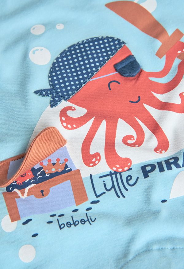 Knit play suit for baby boy -BCI - Image 3