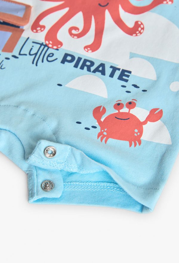 Knit play suit for baby boy -BCI - Image 4