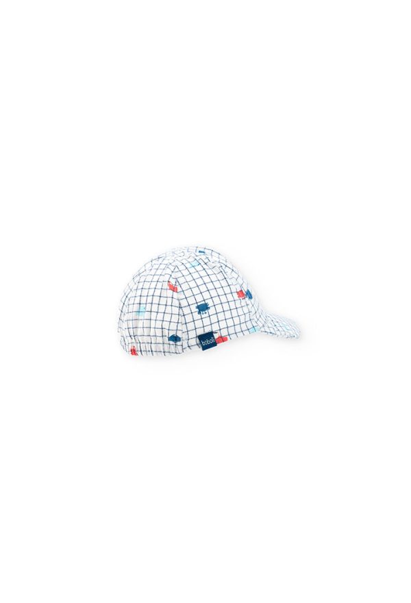 Poplin cap check for baby -BCI - Image 2