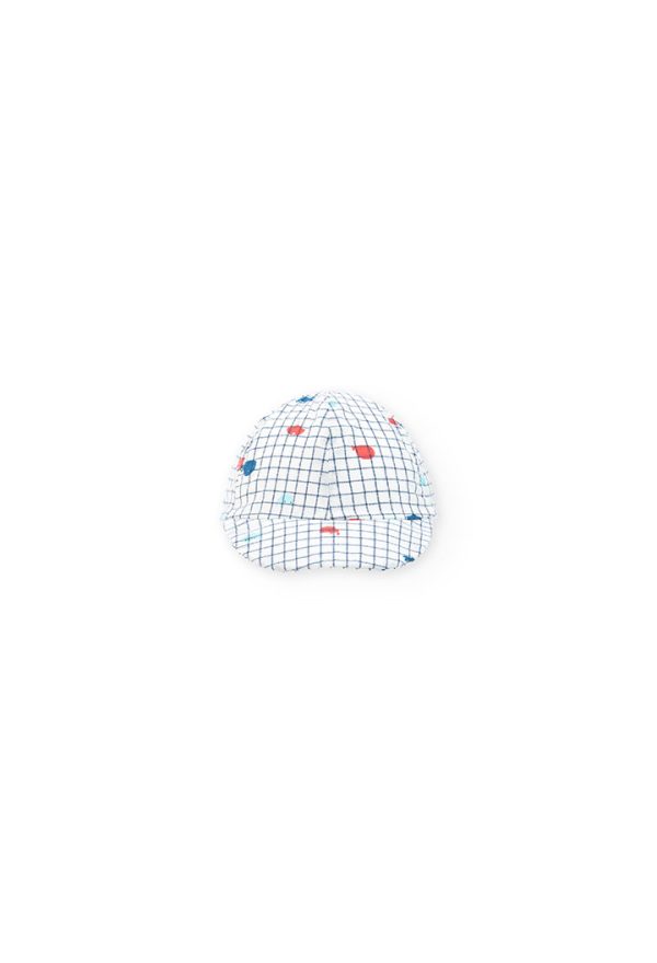 Poplin cap check for baby -BCI - Image 3