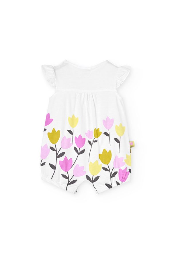 Knit play suit for baby girl -BCI - Image 2
