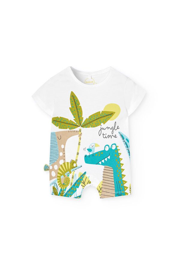 Knit play suit for baby boy -BCI