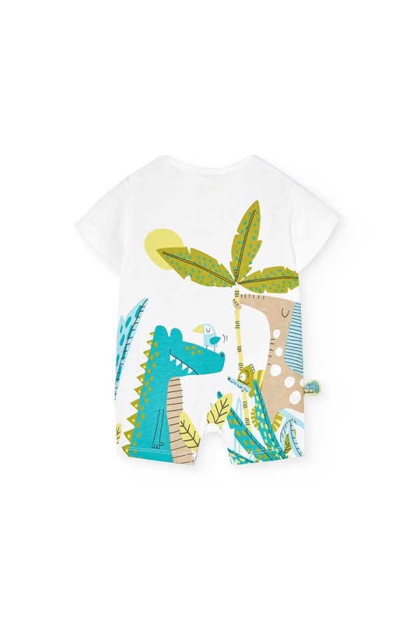 Knit play suit for baby boy -BCI - Image 2