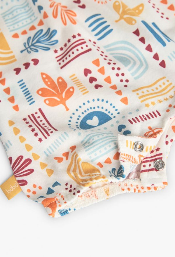 Knit play suit printed for baby -BCI - Image 4