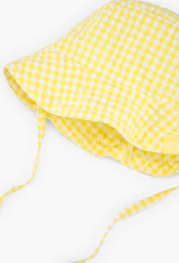 Poplin hat check for baby -BCI - Image 3