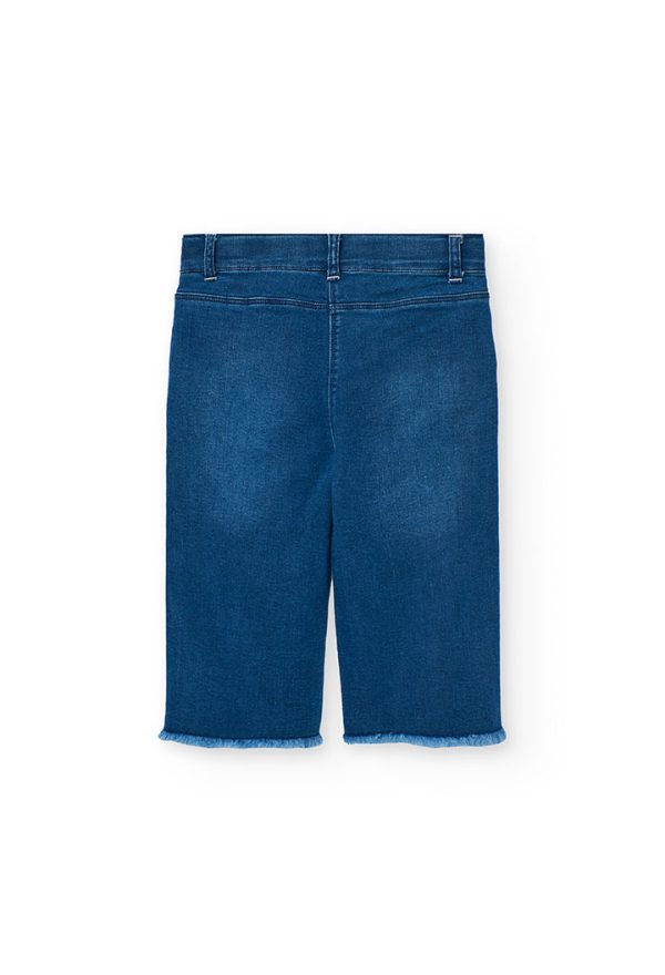 Denim trousers knit for baby girl -BCI - Image 2