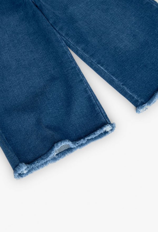 Denim trousers knit for baby girl -BCI - Image 4