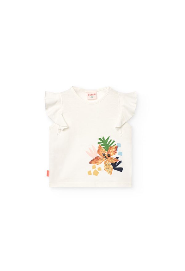Knit t-Shirt for baby girl -BCI