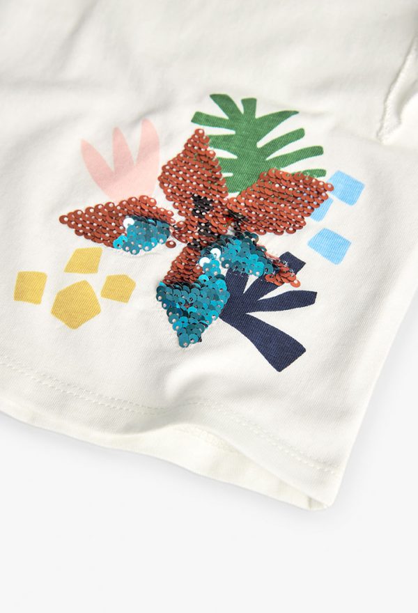 Knit t-Shirt for baby girl -BCI - Image 4