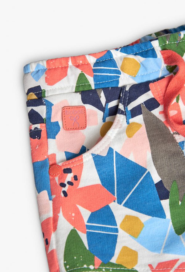 Fleece bermuda shorts for baby girl -BCI - Image 3