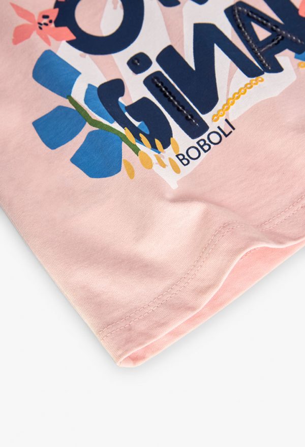 Knit t-Shirt for baby girl -BCI - Image 4