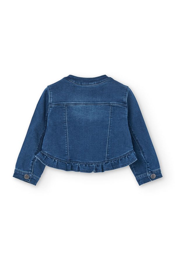 Denim jacket knit for baby -BCI - Image 2