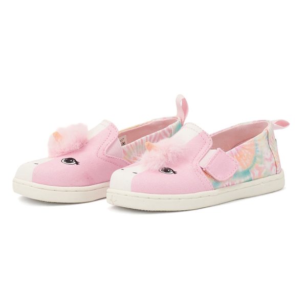 TOMS CANDY PINK TIE DYE CANVAS/UNICORN (No 19,5-26) - Image 2