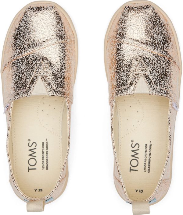TOMS ALPARGATA GOLD CRACKLE FOIL (No 30-38) 10018653 - Image 3