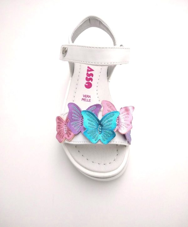 ASSO WHITE PINK SANDALS (No 26-36) 73552336 LEF - Image 2