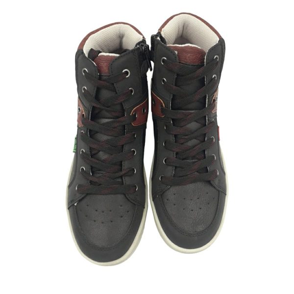 KICKERS LOWELL NOIR BORDEAUX (No 28-36) 739350-30 81 - Image 2