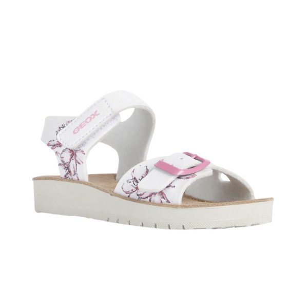 GEOX J S.COSTAREI WHITE FUCHSIA (No 29-37) J15EAB 000QD C0563 - Image 2