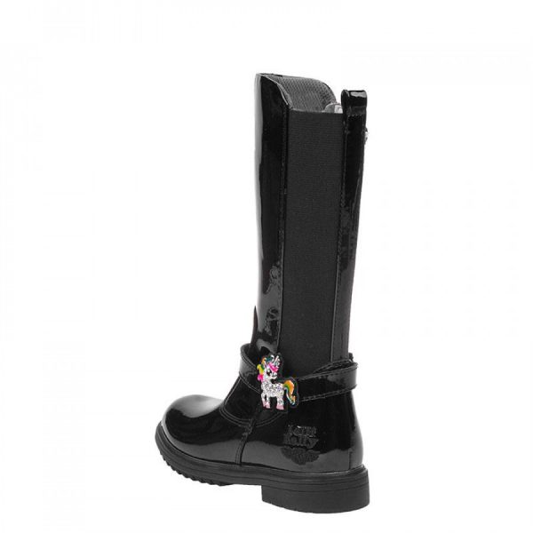 LELLI KELLY BLACK PATENT DB01-LK5664 - Image 3