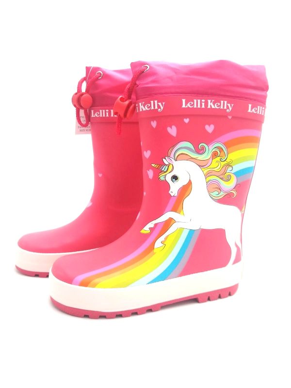 LELLI KELLY FUXIA FANTASIA RAIN BOOTS (No 25-35) LKHZ2650h - Image 2