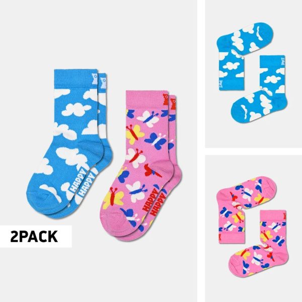 HAPPY SOCKS 2 PAIRS CREW (2-9 ΕΤΩΝ) P000098