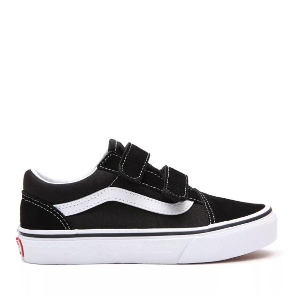 VANS OLD SKOOL V BLACK TRUE WHITE (No 27-35) VN000VHE6BT1