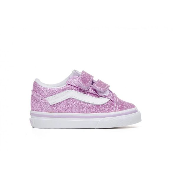 VANS OLD SKOOL V GLITTER LILAC (No 19-26,5) VN0A38JNLLC1