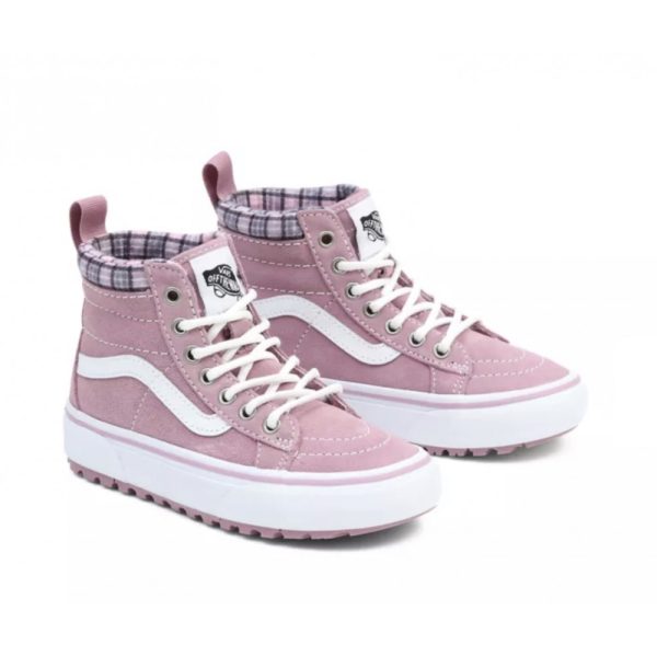 VANS SK8-HI MTE-1 PLAID LILAS (No 27-34) VN0A5HZ5BD51 - Image 2