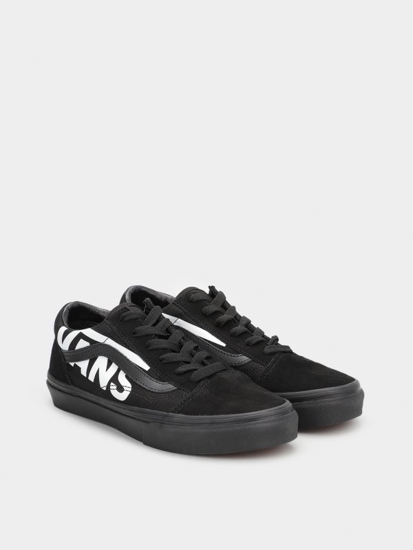 VANS OLD SKOOL LOGO BLACK WHITE No35-39 VNOA5EE6MCG1 - Image 2