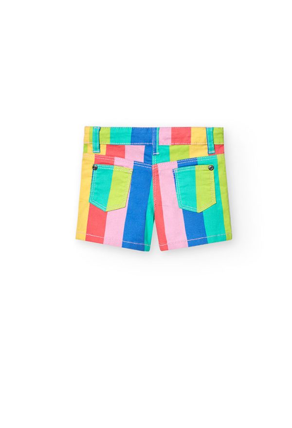 Gabardine bermuda shorts for baby -BCI - Image 2