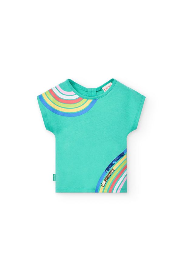 Knit t-Shirt for baby girl -BCI