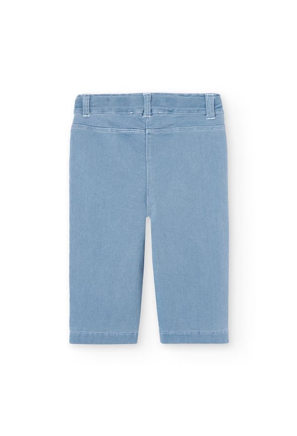 Denim trousers knit for baby girl -BCI - Image 2