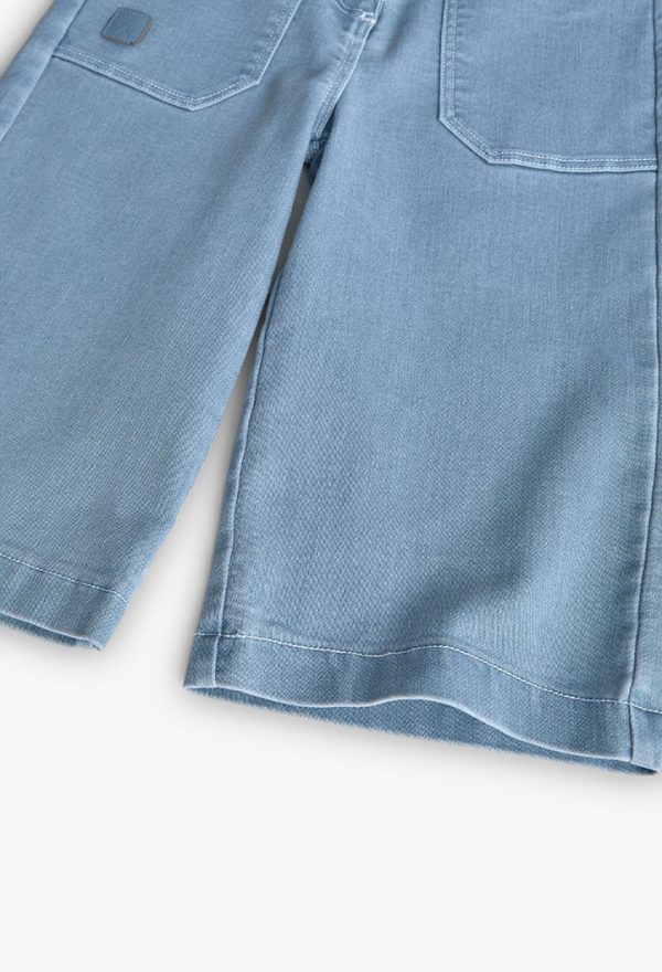 Denim trousers knit for baby girl -BCI - Image 4