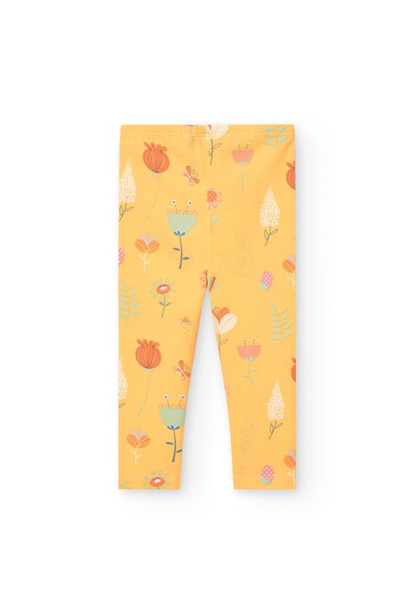Stretch knit leggings for baby -BCI - Image 2