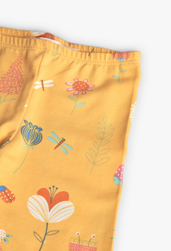 Stretch knit leggings for baby -BCI - Image 3