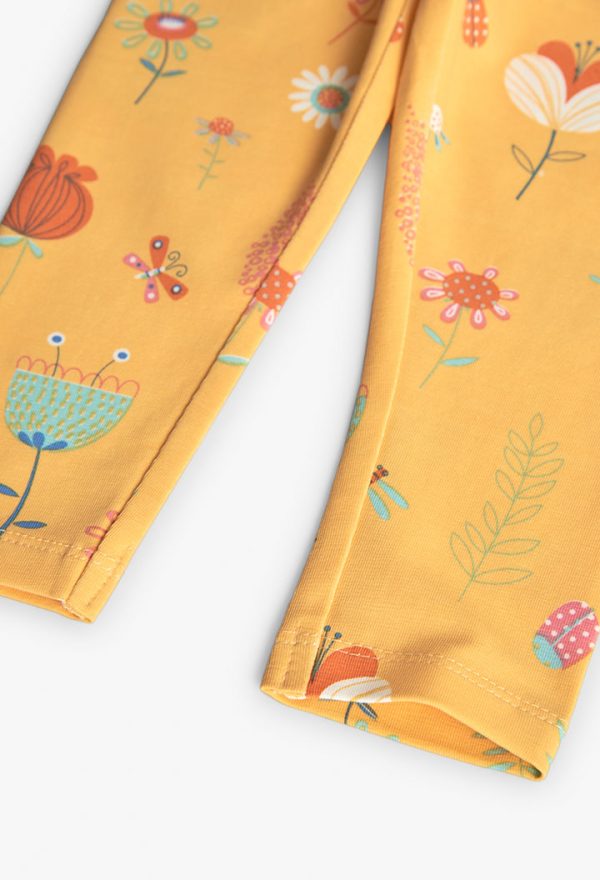 Stretch knit leggings for baby -BCI - Image 4