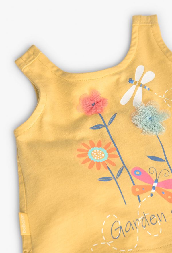 Knit t-Shirt for baby girl -BCI - Image 3