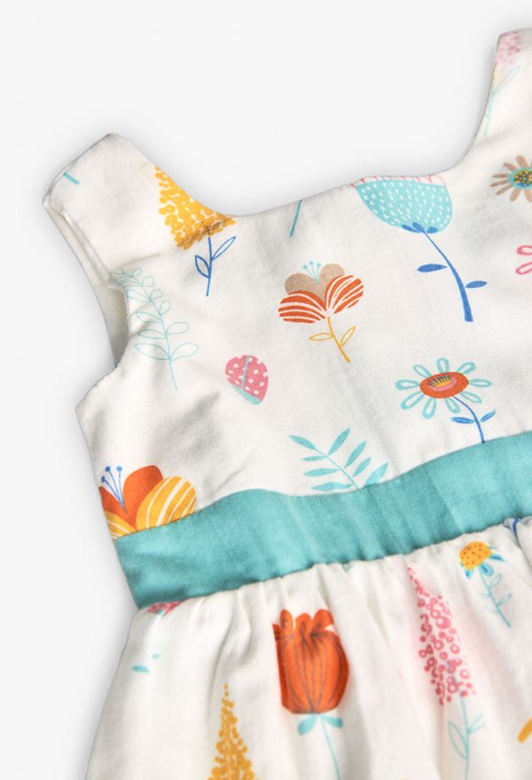 Satin dress for baby girl -BCI - Image 4