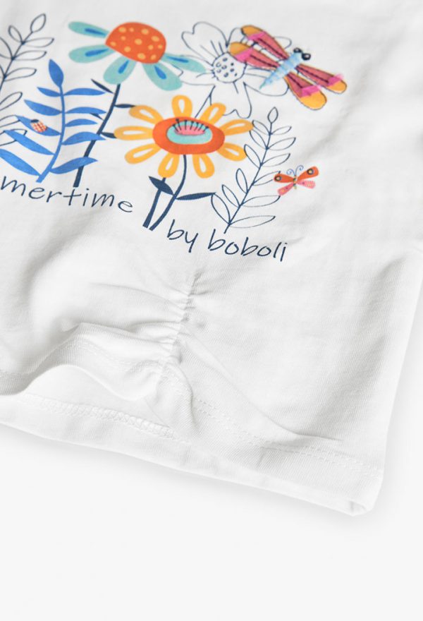 Knit t-Shirt for baby girl -BCI - Image 4