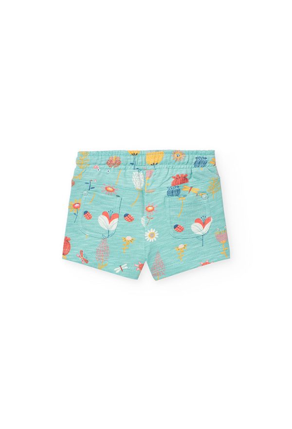 Fleece shorts printed for baby -BCI - Image 2