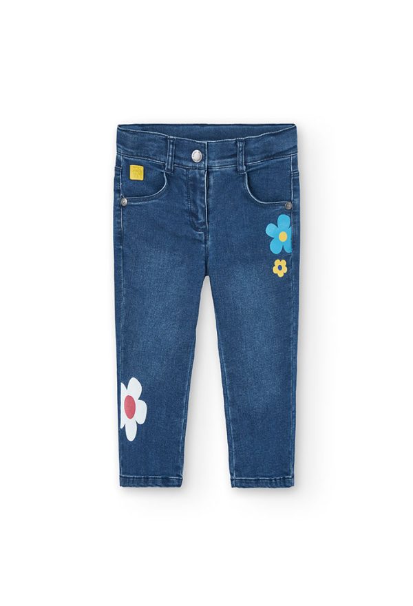 Denim trousers knit for baby -BCI