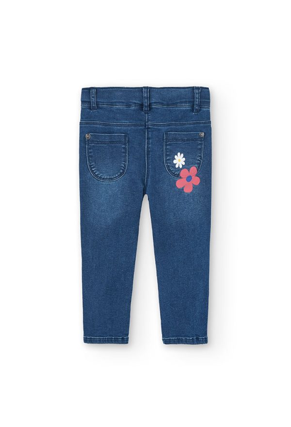 Denim trousers knit for baby -BCI - Image 2