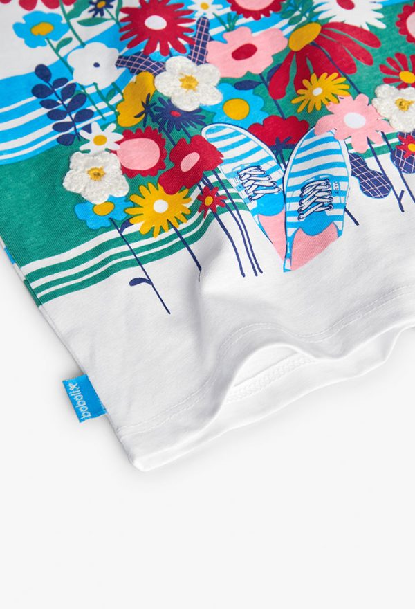 Knit t-Shirt for baby girl -BCI - Image 4