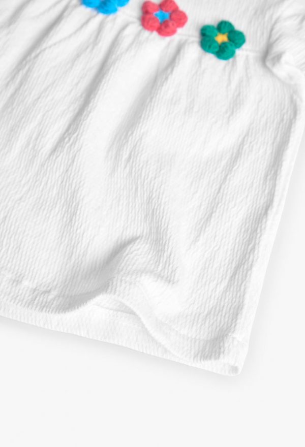 Knit t-Shirt for baby girl -BCI - Image 4