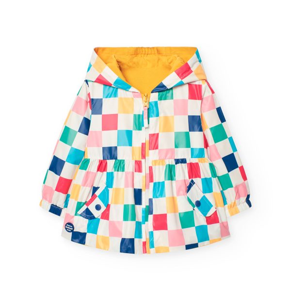 Reversible parka for baby girl -BCI - Image 3
