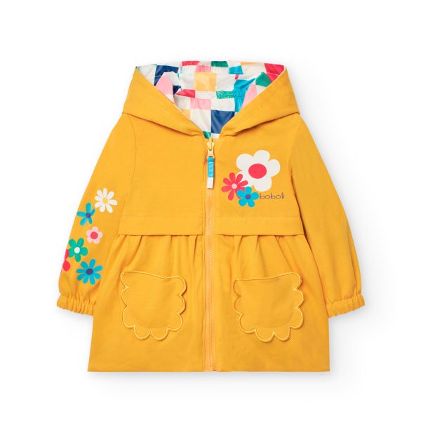 Reversible parka for baby girl -BCI - Image 4
