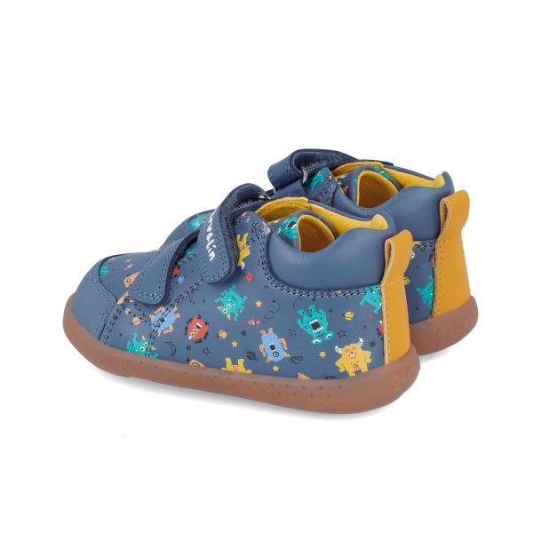 Παιδικό sneackers Soft & Play Garvalin με σχέδιο ρομπότ 241308-A556 - Image 4
