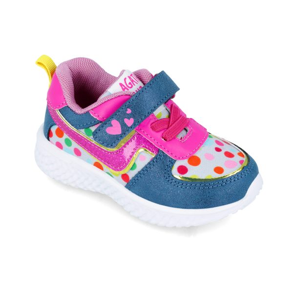 Aθλητικό Sneaker Agatha Ruiz De la Prada με μεταλλιζέ λεπτομέρειες 241930-A089 - Image 5