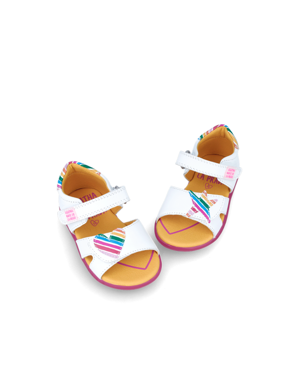 Agatha Ruiz De La Prada Παιδικά Πέδιλα Λευκά 242901-A - Image 8