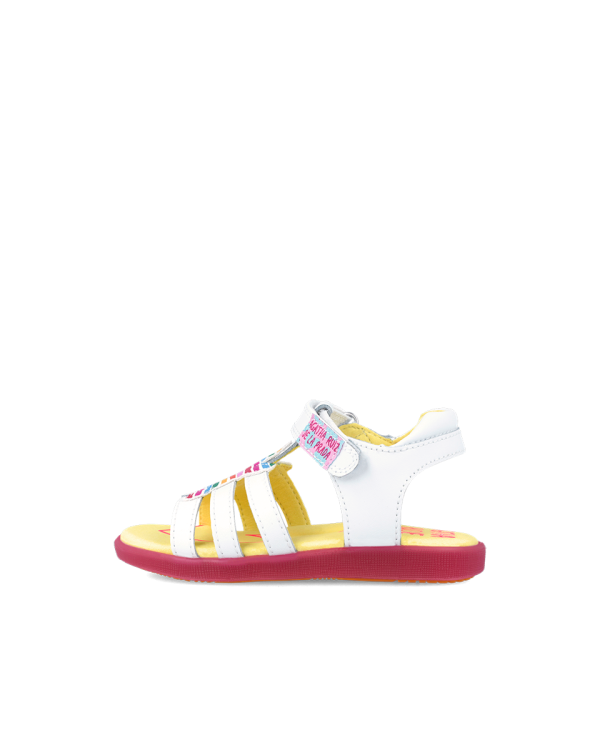 Agatha Ruiz De La Prada Παιδικά Πέδιλα Λευκά Twins 242965-A - Image 7